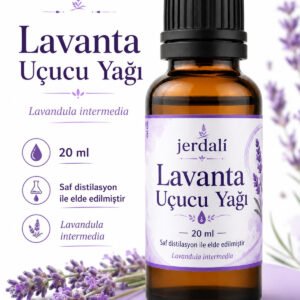 Lavanta Yağı 20 ml Saf Distile Uçucu Yağ Esansiyel Yağ Aromatik Yağ Lavandula Intermedia Armoterapi Yağı Lavandula Intermedia Lavender Oil